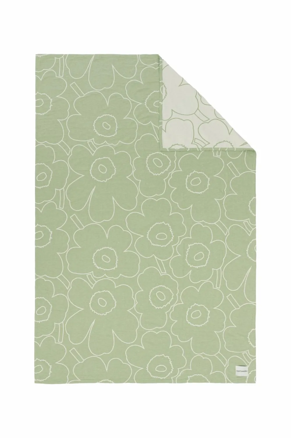Marimekko Sengetæppe Piirto Unikko 160X260 Pære, råhvid Outlet