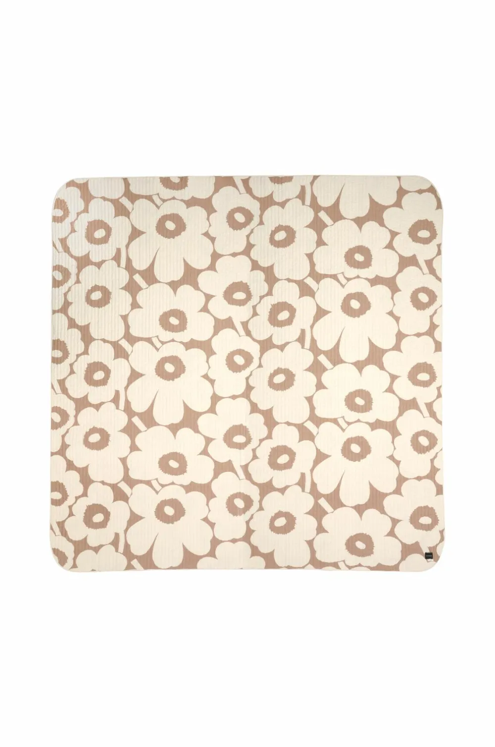 Marimekko Sengetæppe Unikko 260x260 cm hør, offwhite Sale
