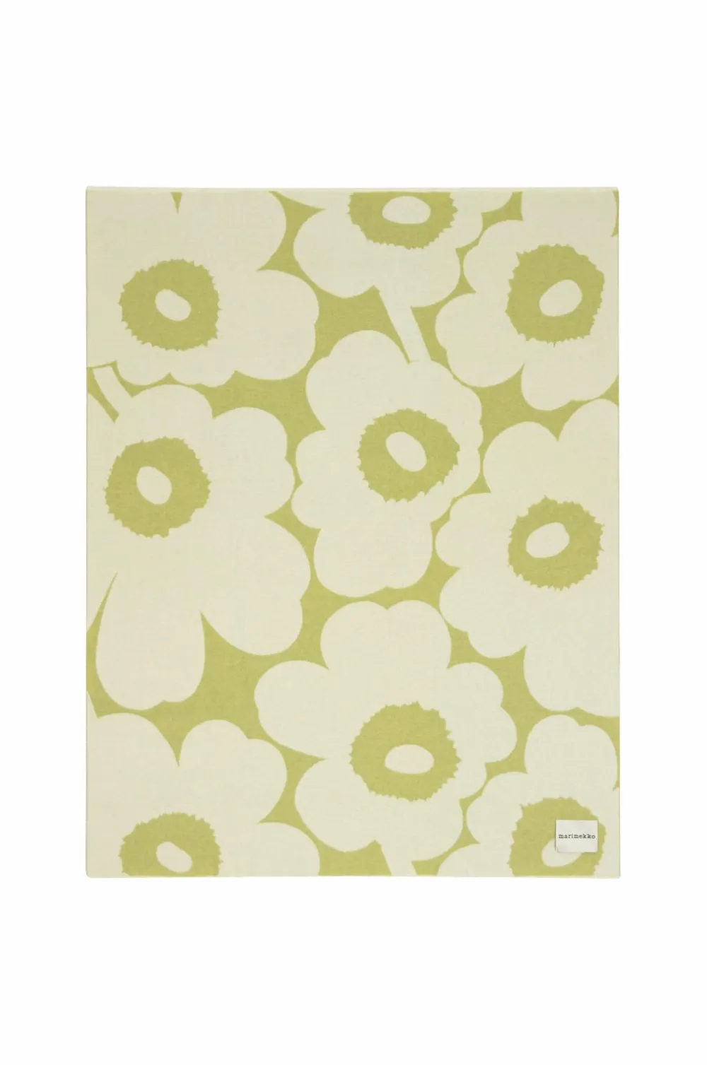 Marimekko Tæppe Unikko 130X170Cm Pære, råhvid