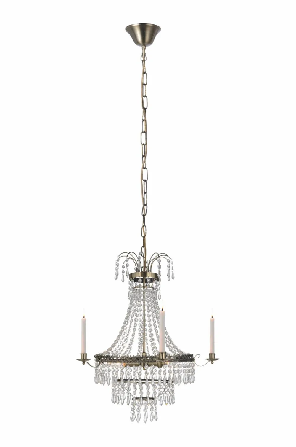 Markslöjd MARIELUND Lysekrone 3L /MC Antik New