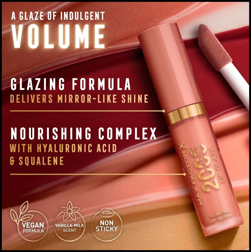 Max Factor Læber>2000 Calorie Lip Glaze 075 Pink Fizz