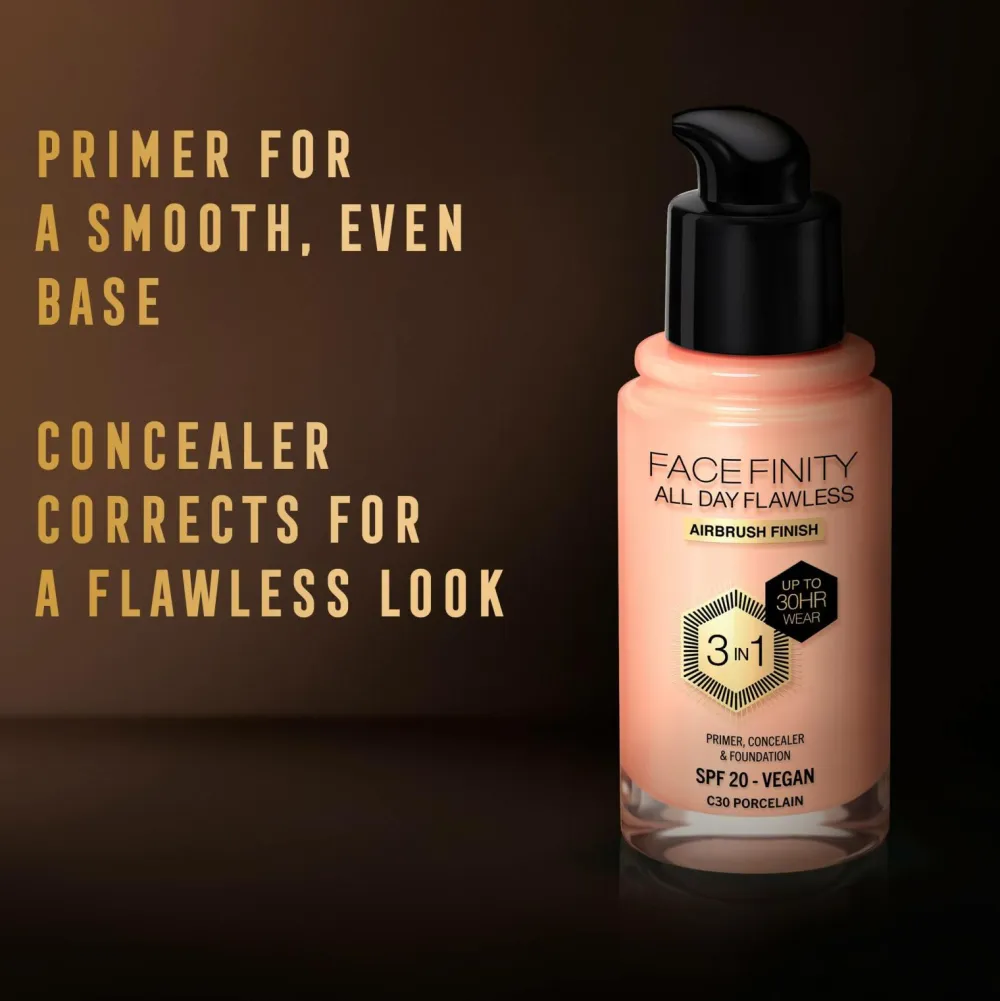 Max Factor Ansigt>All Day Flawless 3in1 Foundation 30 porcelain