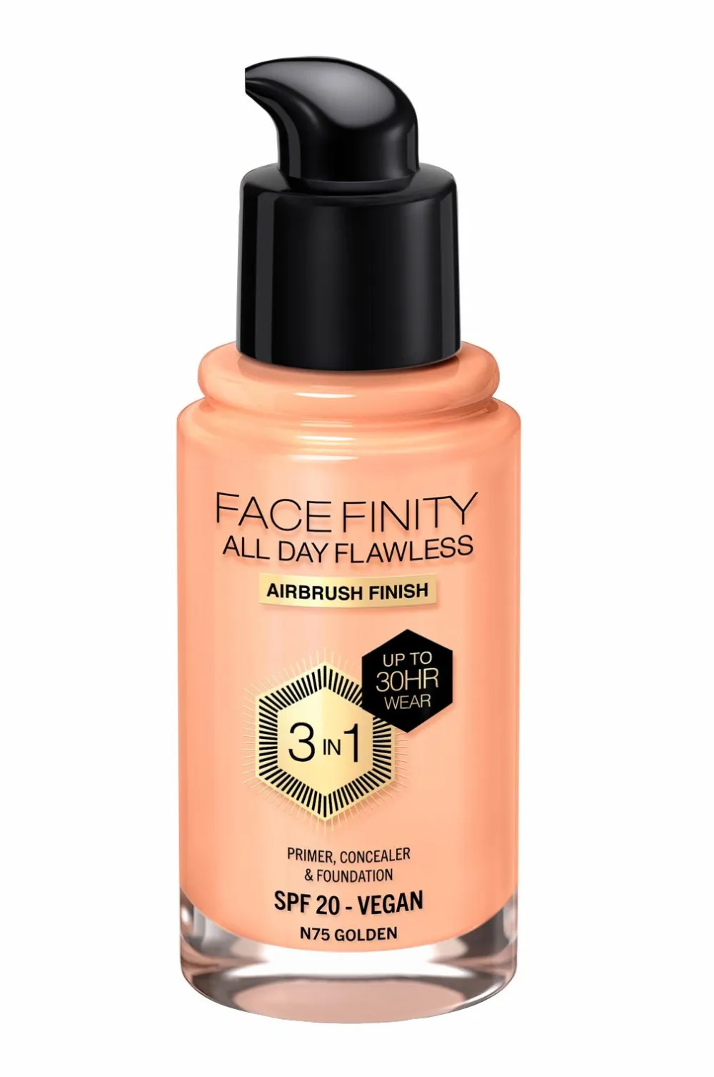 Max Factor Ansigt>All Day Flawless 3in1 Foundation 75 Golden