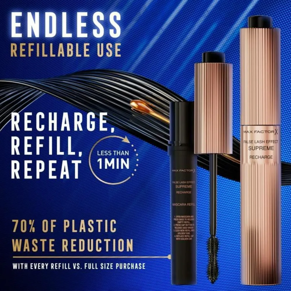 Max Factor Øjne>False Lash Effect Mascara Supreme Black Refill 001