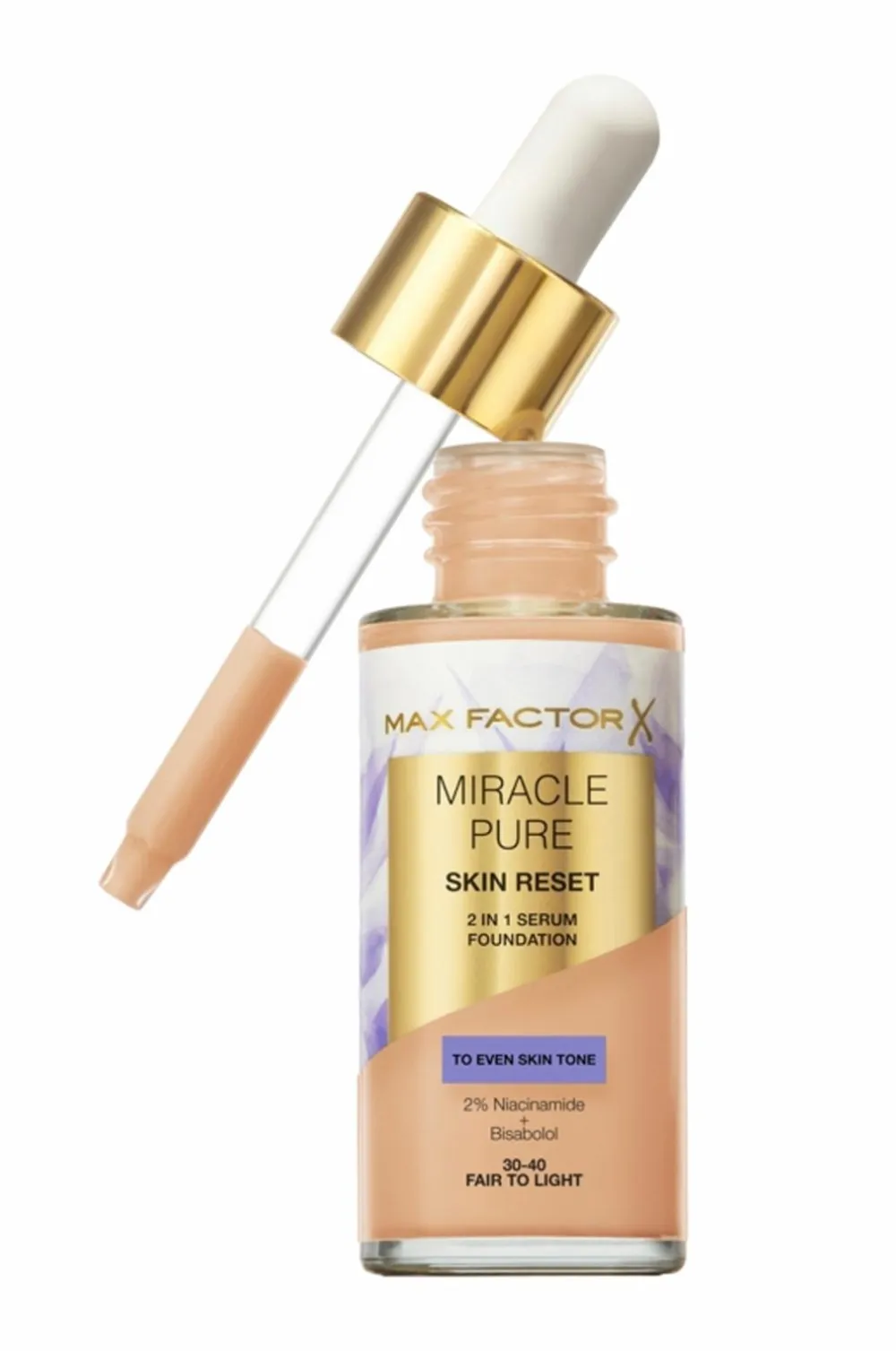 Max Factor Miracle Pure Serum Foundation 02 Fair To Light Best