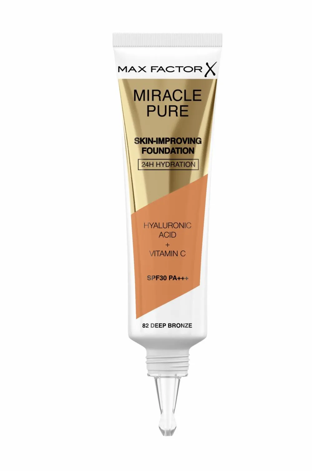 Max Factor Ansigt>Miracle Pure Foundation 30 ml 82 Deep Bronze