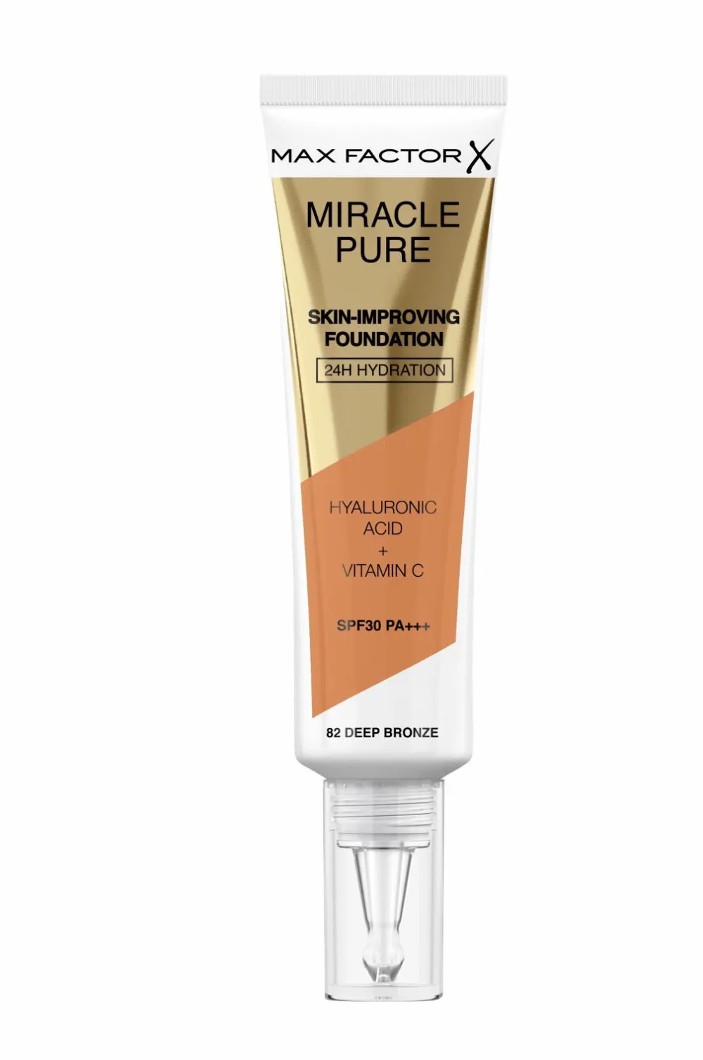 Max Factor Ansigt>Miracle Pure Foundation 30 ml 82 Deep Bronze