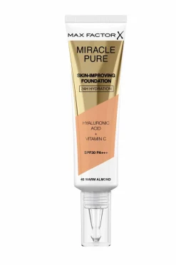 Max Factor Miracle Pure Foundation 30 ml 45 Warm almond Discount
