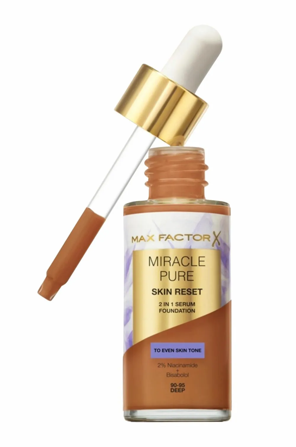 Max Factor Miracle Pure Serum Foundation 07 Deep Best