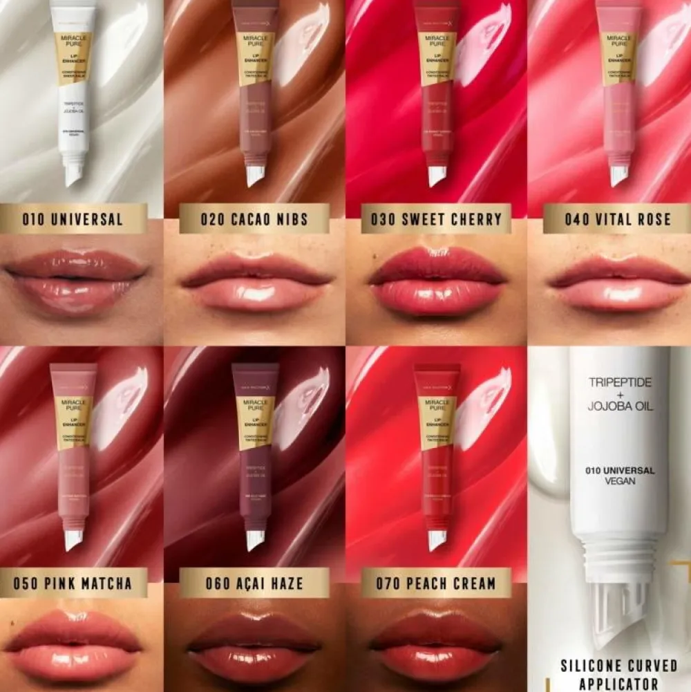 Max Factor Læber>Miracle Pure Lip Enhancer Pink Mathca 050