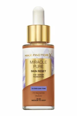 Max Factor Miracle Pure Serum Foundation 06 Medium To Deep Discount
