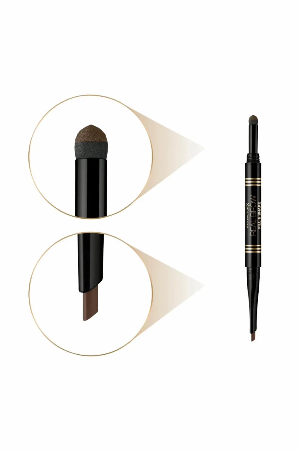 Max Factor Øjenbryn>Real Brow Fill & Shape 03 medium brown