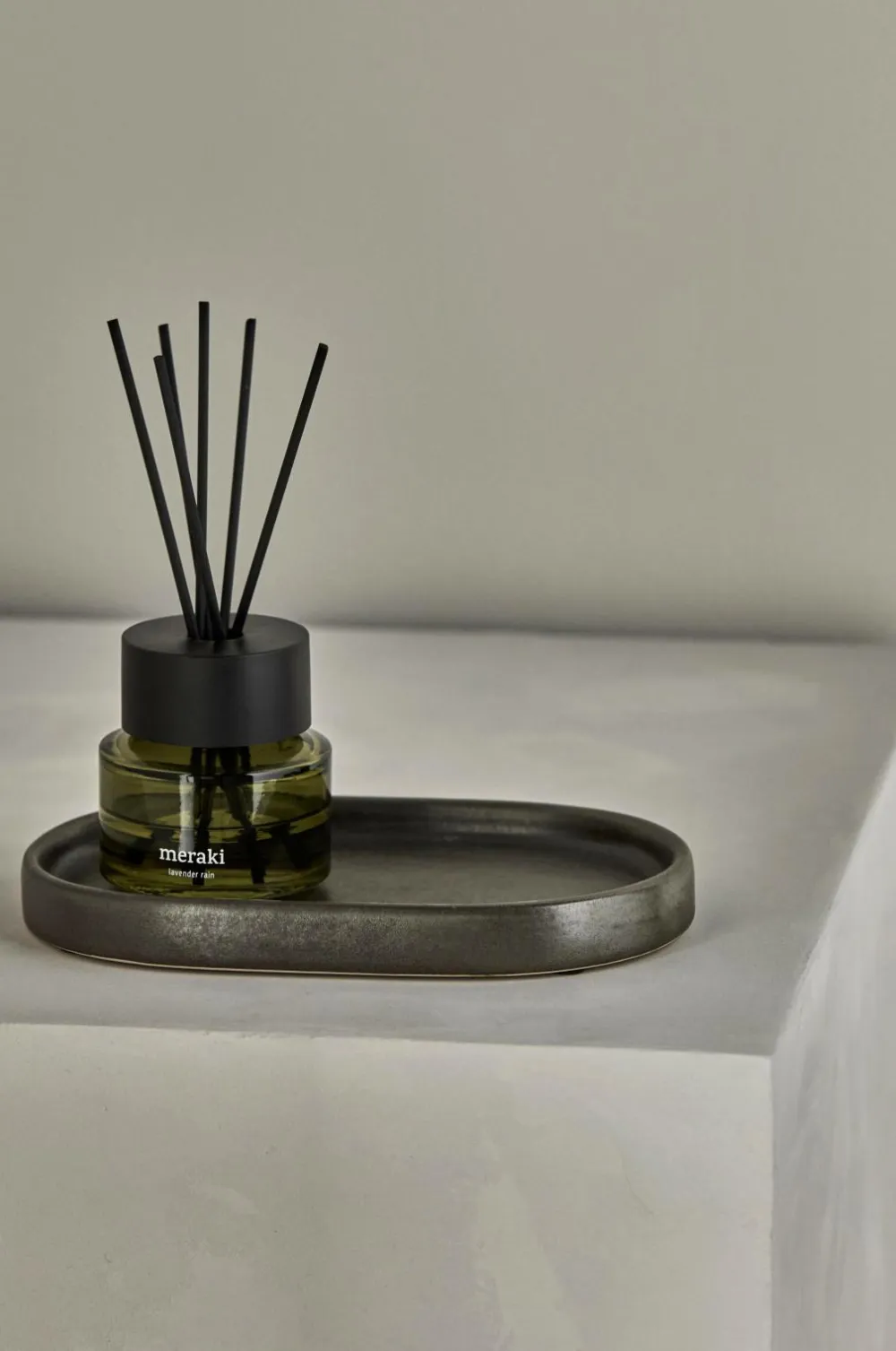 Meraki Badeværelsestilbehør|Småopbevaring>Tray Datura Dark Grey