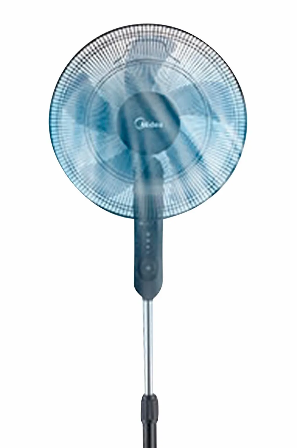 Midea Gulvvifte 3 hastigheder og fjernbetjening, sort No color Clearance