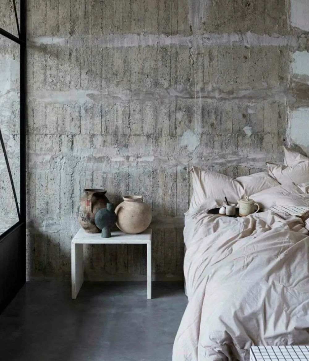 Midnatt Dynebetræk Pebble Light Grey Hot