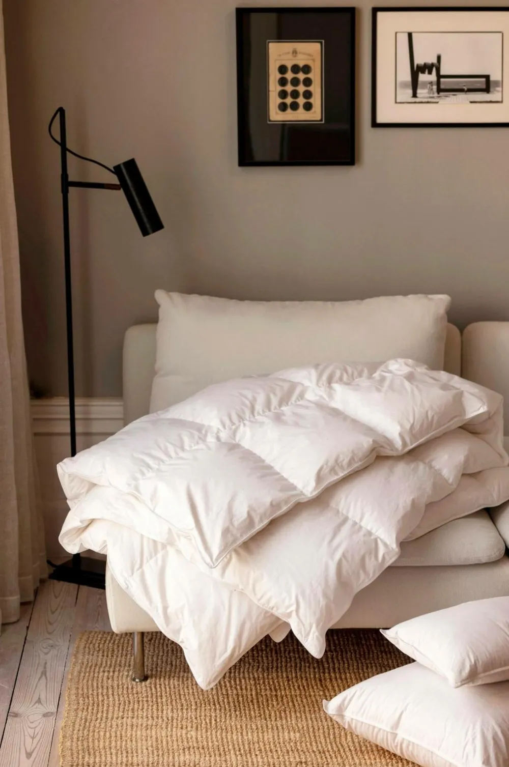 Mille Notti Dyner & Hovedpuder>Natura dundyne, varm White