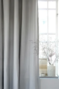 Mimou Mørklægningsgardiner>Gardin Lyx Hotel, mørklægning dobbelt bredde Lysegrå