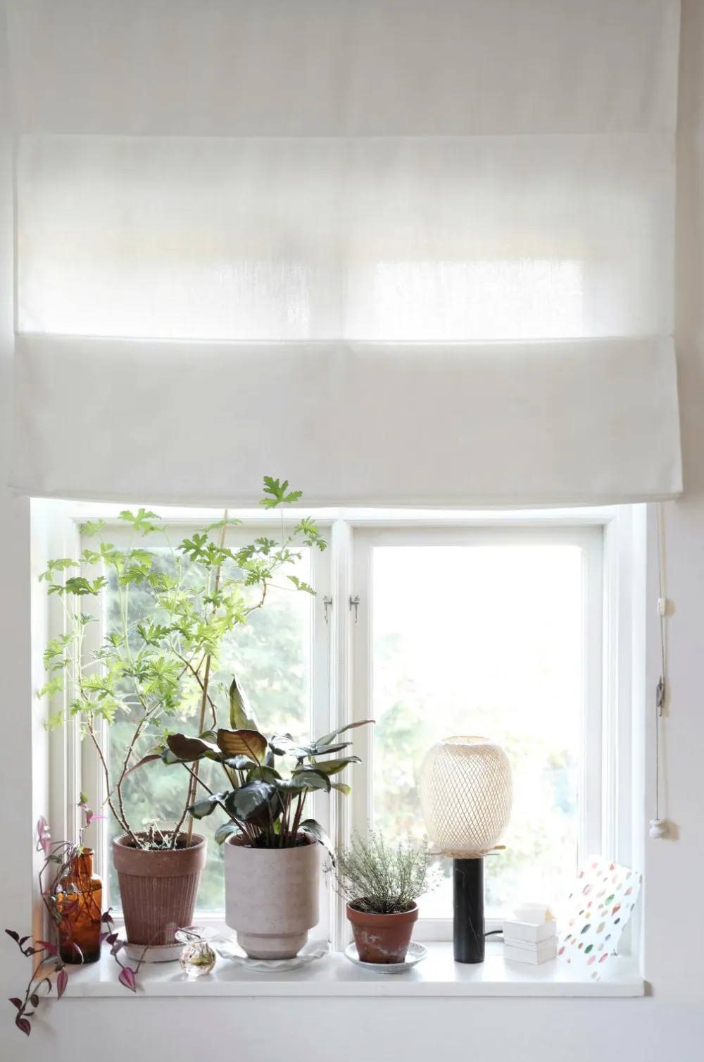 Mimou Liftgardin Studio 220 cm høj Hvid New