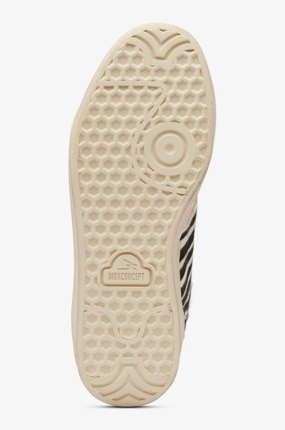 Moaconcept Sneakers>Kondisko Off White Details Cappuccino Zebra Print Horsy Iconic Deluxe