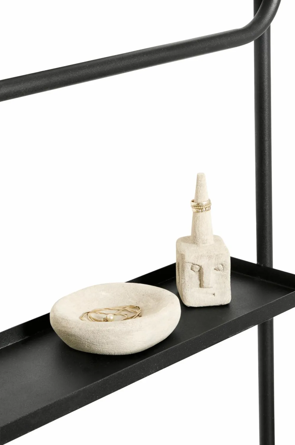 Muubs Spejl med hylde Copenhagen 60 x 120 cm Sort Clearance