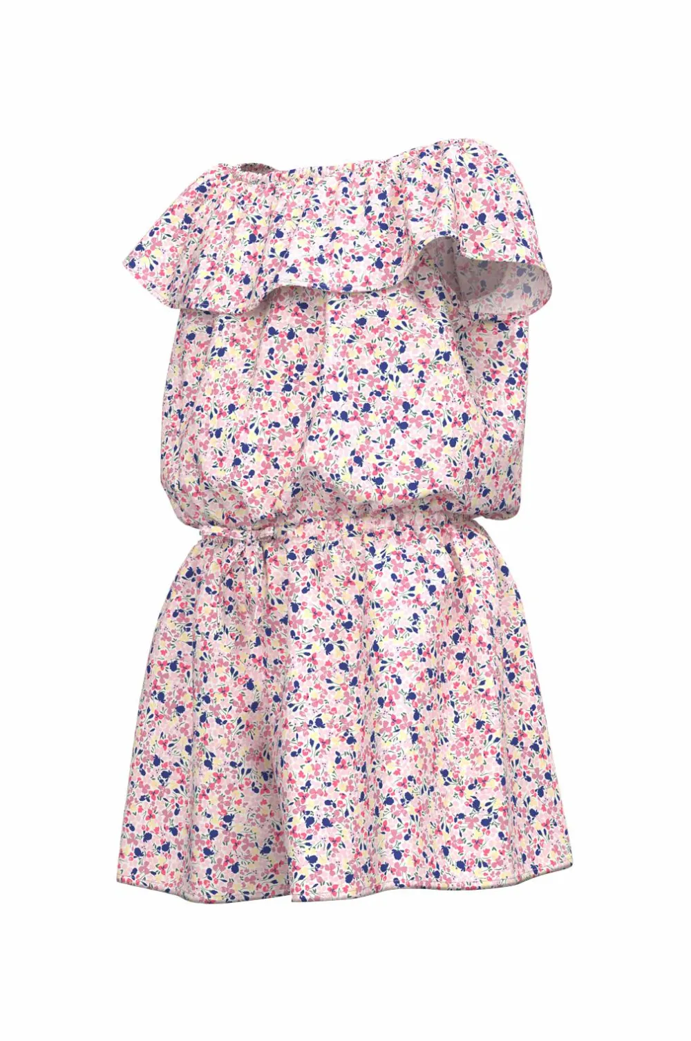 Name it Jumpsuits>Buksekjole nmfVinaya SS Playsuit White alyssum