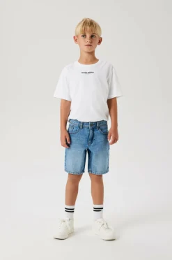 Name it Denimshorts nkmRyan Reg L Dnm Shorts 6750-DM Light blue denim Hot