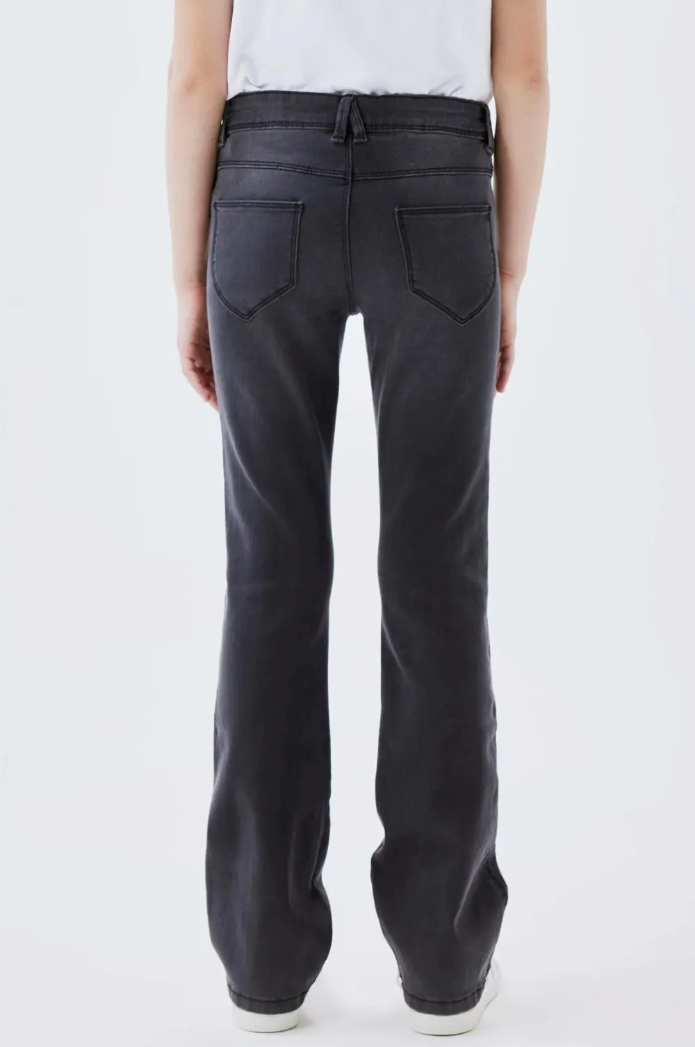 Name it Jeans nkfPolly Skinny Boot Jeans 1142 Dark grey denim Hot