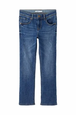 Name it Jeans>Jeans nkmRyan Straight Jeans 2520 Dark blue denim