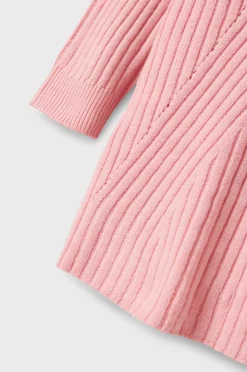 Name it Kjole NkfRikine LS Knit Dress PB Cradle pink Clearance