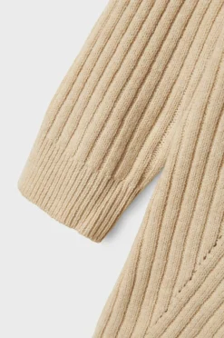 Name it Kjole NkfRikine LS Knit Dress PB Doeskin Best