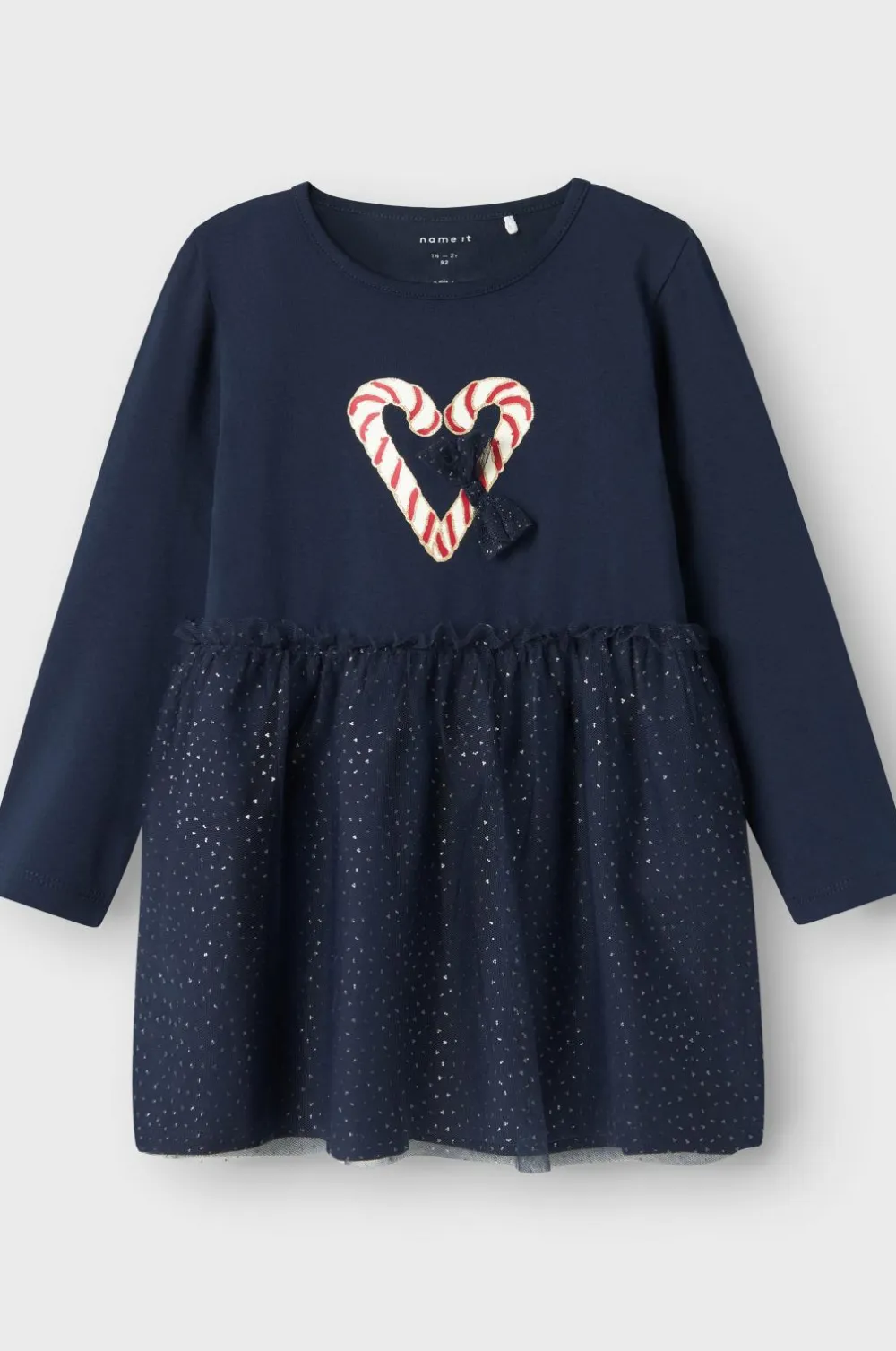 Name it Kjoler>Kjole nmFrijul LS Dress Box Navy blazer