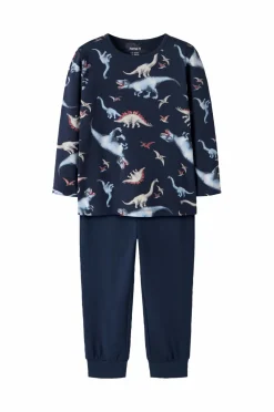 Name it Pyjamassæt nmmNightset Navy Dino Navy blazer New