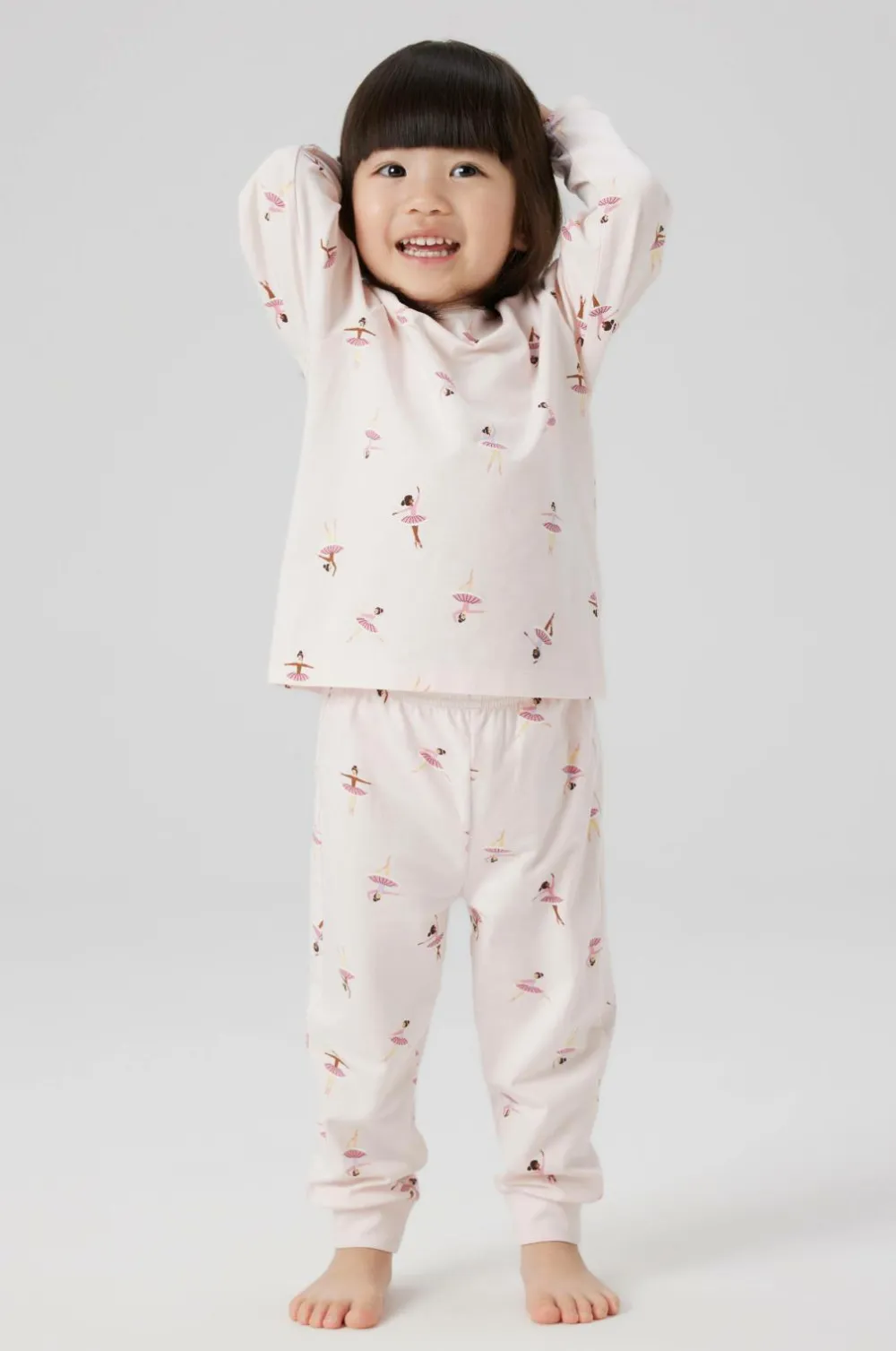 Name it Nattøj & Homewear>Pyjamassæt nmfNightset Ballarina Pearl