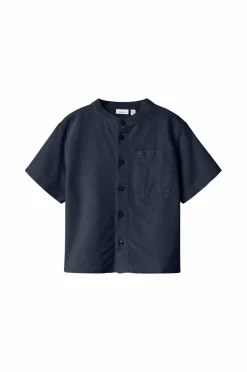 Name it Skjorter>Skjorte nmmFaher SS Shirt Navy blazer