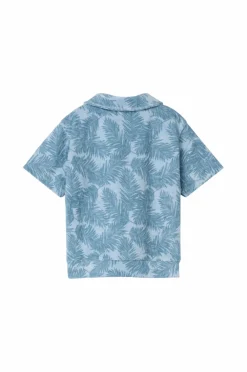 Name it Skjorte nmmFrede Nreg Terry SS Polo Box i frotté Celestial blue