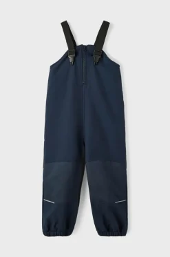 Name it Softshell-bukser med seler NmnAlfa08 Softshell Bib Pant Solid Dark sapphire Discount