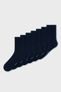 Name it Strømper nknSock 7P Solid Noos 7-pak Dark sapphire