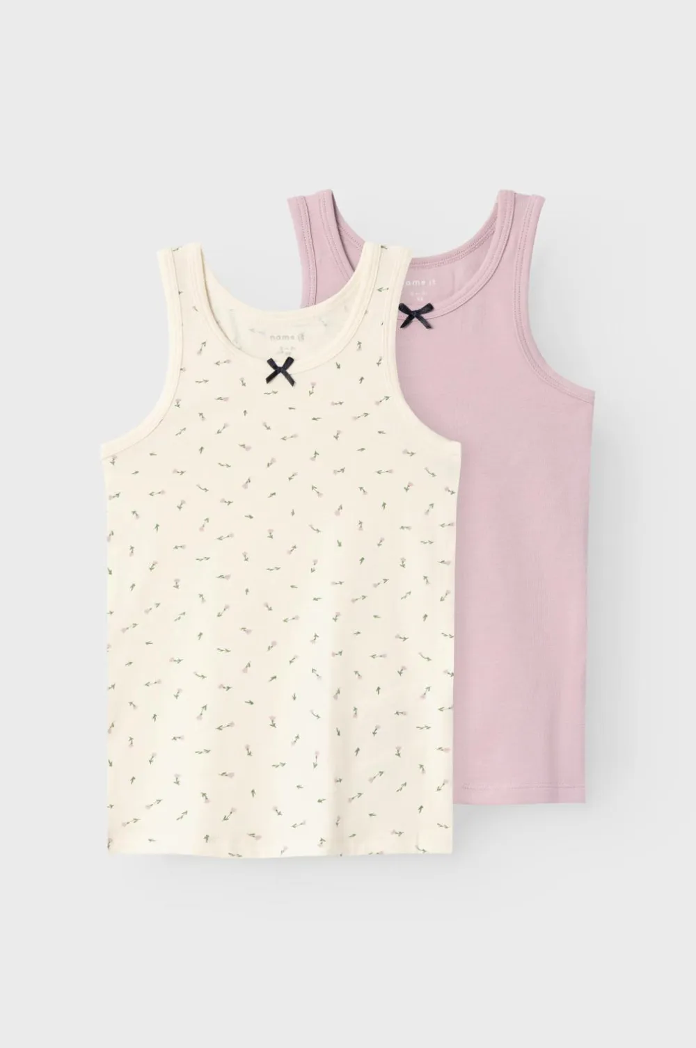 Name it Toppe & T-Shirts>Tanktop nmfTank Floral N 2-pak Buttercream