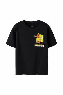 Name it Toppe & T-Shirts>T-shirt nkmDex Sponge SS Black