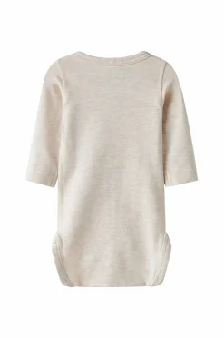 Name it Bodies>baby Bodyer nbnWinnie LS Wrap Body Peyote melange