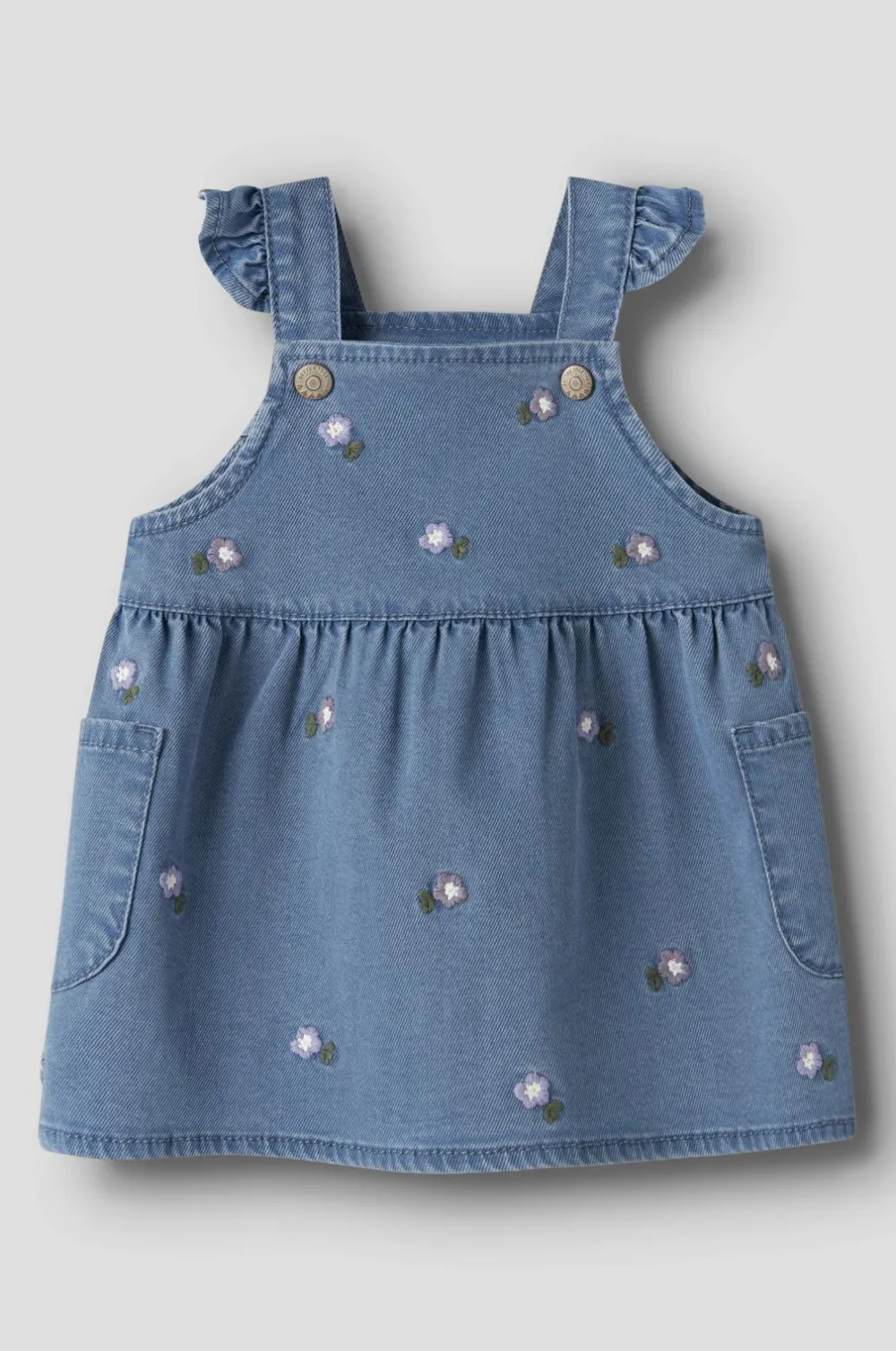 Name it Kjoler & Tunikaer>baby Cowboykjole nbfSage Dnm Spencer 3606-yb Denim blue