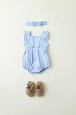 Name it baby Dragt nbfDerilla Romper Serenity New