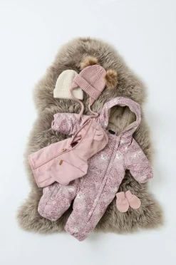 Name it baby Jakke nbnMeeko Fleece Melange Woodrose Clearance