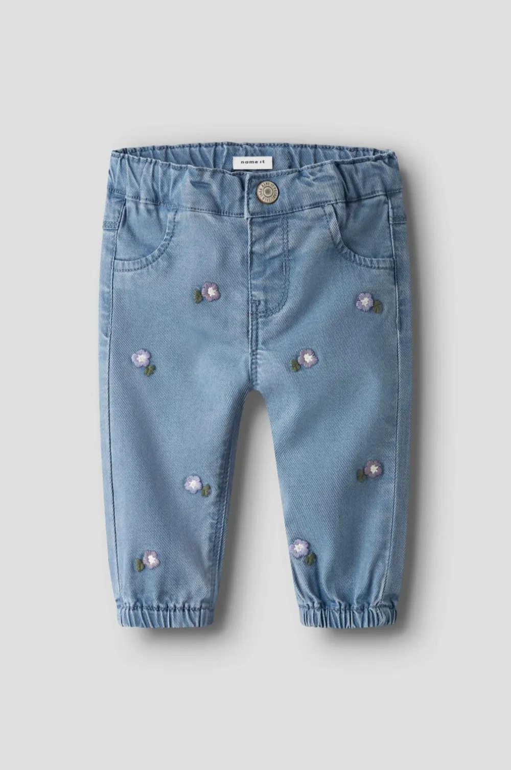 Name it Bukser, Jeans & Leggings>baby Jeans nbfRose Shaped R Emb Denim blue