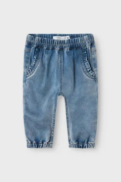 Name it baby Jeans nbfRose R Frill Jeans 1550-to Medium blue denim