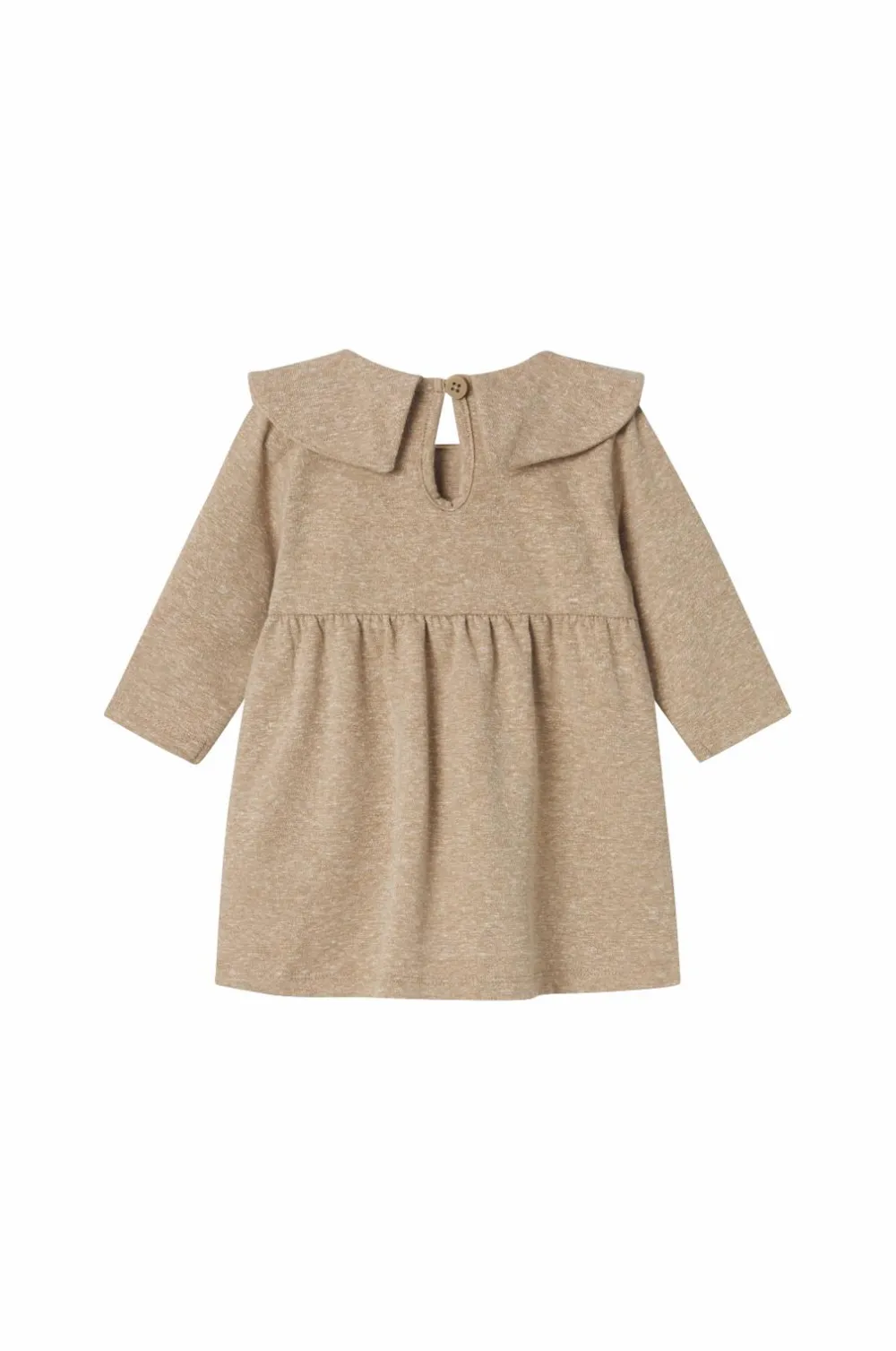 Name it baby Kjole nbfRossia LS Dress Weathered teak Outlet
