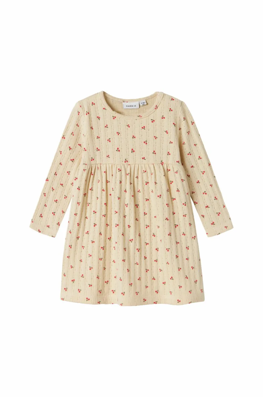 Name it baby Kjole nbfBilia LS Dress Box Summer sand Sale