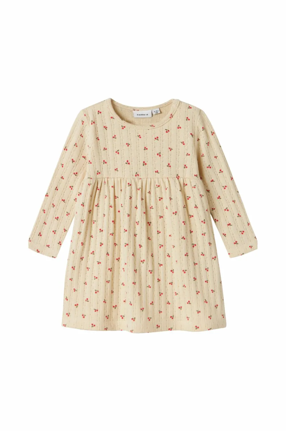 Name it baby Kjole nbfBilia LS Dress Box Summer sand Sale
