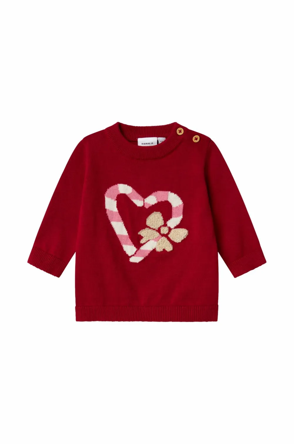 Name it baby Pullover nbfReamo LS Knit Jester red