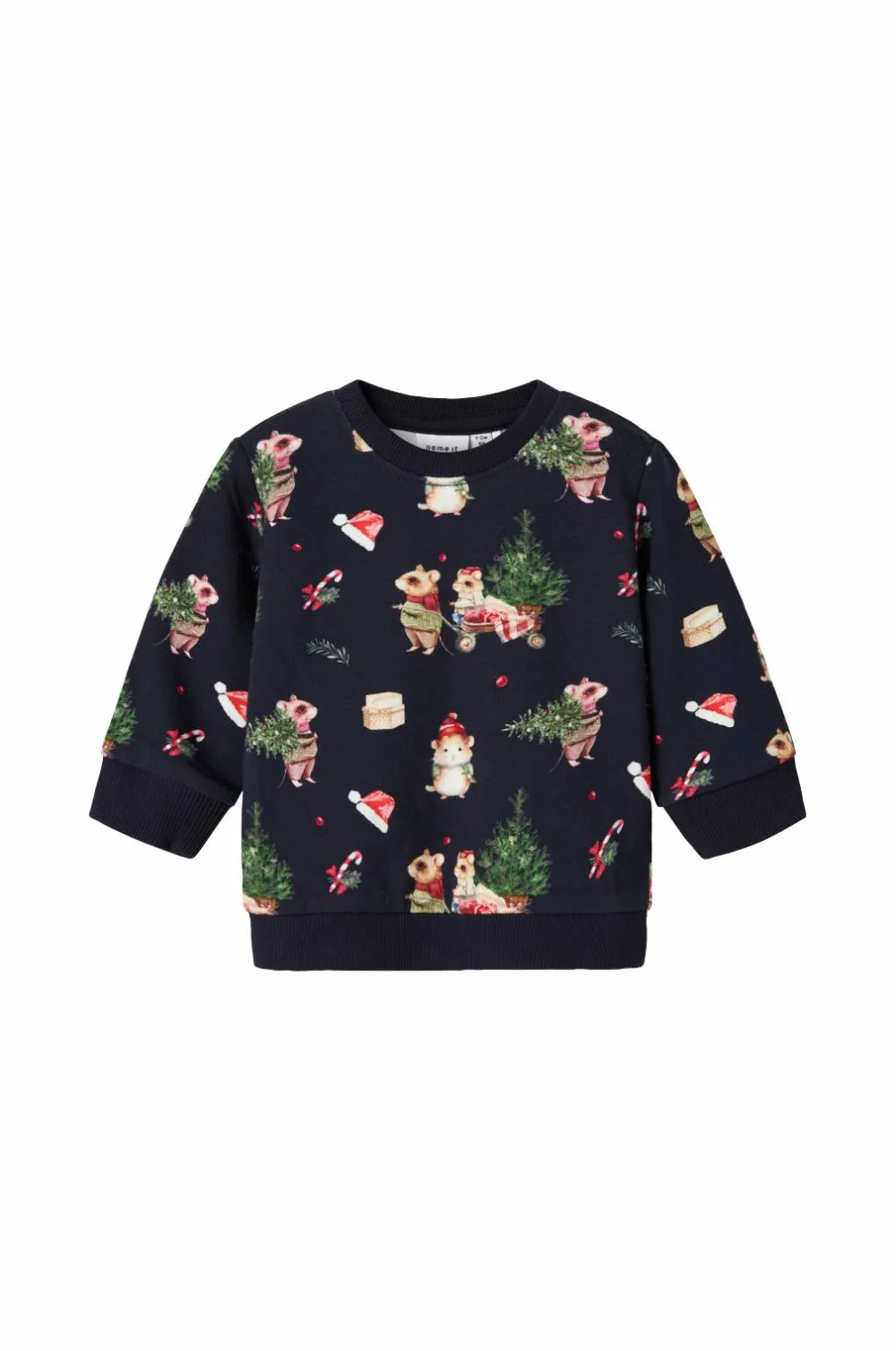 Name it Trøjer>baby Sweatshirt Nbnrenu LS Sweat Bru Navy blazer